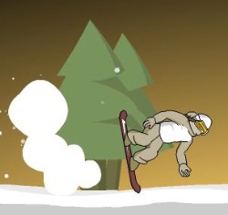 Downhill Snowboard 3 Game