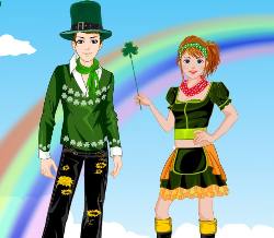 St Patrick's Day DressUp Game