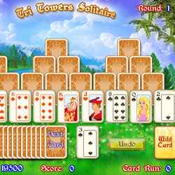 Tri Towers Solitaire Game