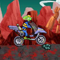 Alien Bike Game