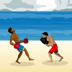 Beach Fighting Game