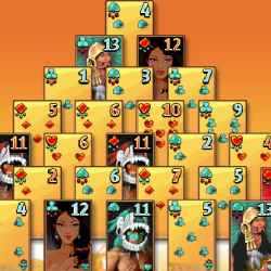 Aztec Pyramid Solitaire Game