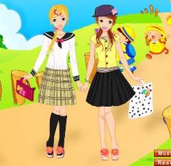 Cute Twins Dress Up Game