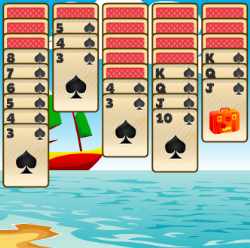 Tropical Spider Solitaire Game